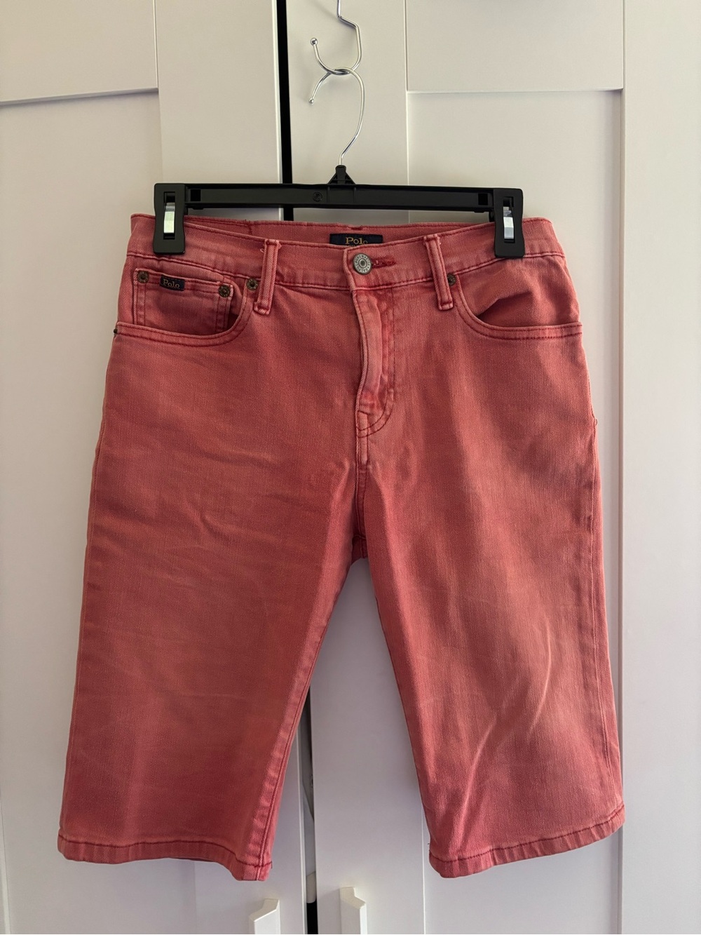 Polo by Ralph Lauren Coral Pink Denim Shorts